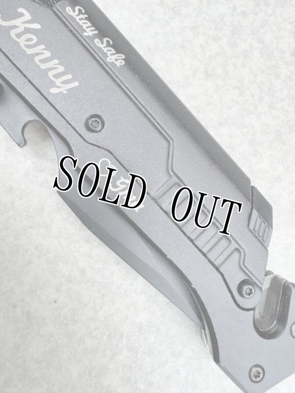 画像3: 米軍放出品 STAY SAFY LED ライト レスキュー ナイフ  (3)