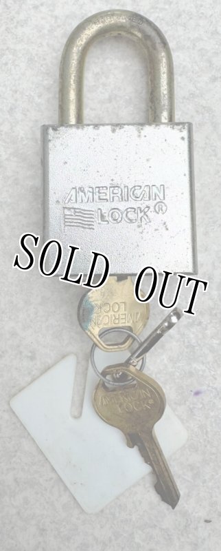 画像2: 米軍実物 軍用 AMERICAN LOCK Padlock 南京錠 (2)