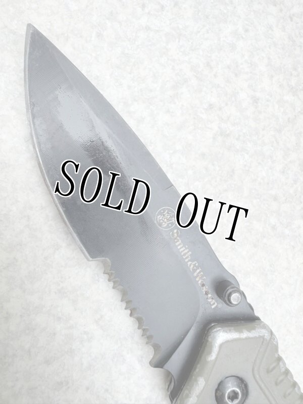 画像2: 海兵隊放出品 Smith＆Wesson   フォールディングナイフ タント ライナーロック (2)