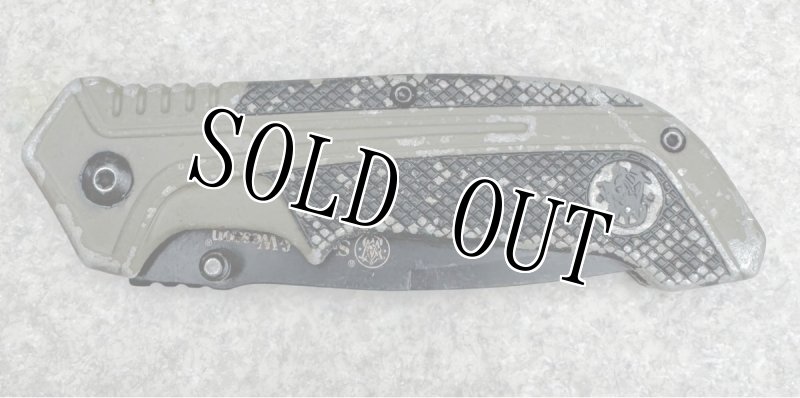 画像5: 海兵隊放出品 Smith＆Wesson   フォールディングナイフ タント ライナーロック (5)