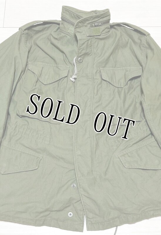 画像2: 米軍実物,M-65フィールドジャケット 4th OD S-SHORT (2)