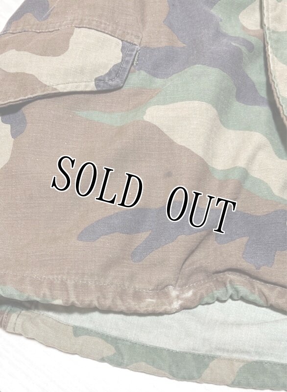 画像9: 米軍実物,　M-65フィールドジャケット　3rd　迷彩　S-SHORT (9)