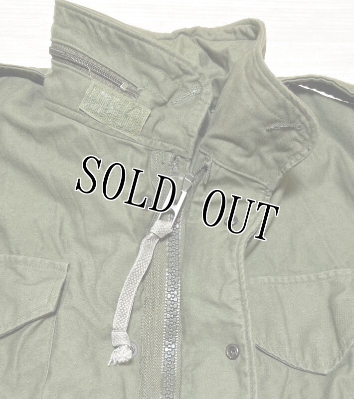 画像3: 米軍実物,M-65フィールドジャケット 4th OD S-SHORT (3)