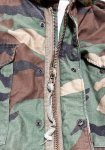 画像2: 米軍実物,　M-65フィールドジャケット　3rd　迷彩　S-REGULAR (2)