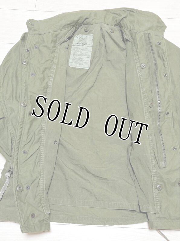 画像5: 米軍実物,M-65フィールドジャケット 4th OD S-SHORT (5)