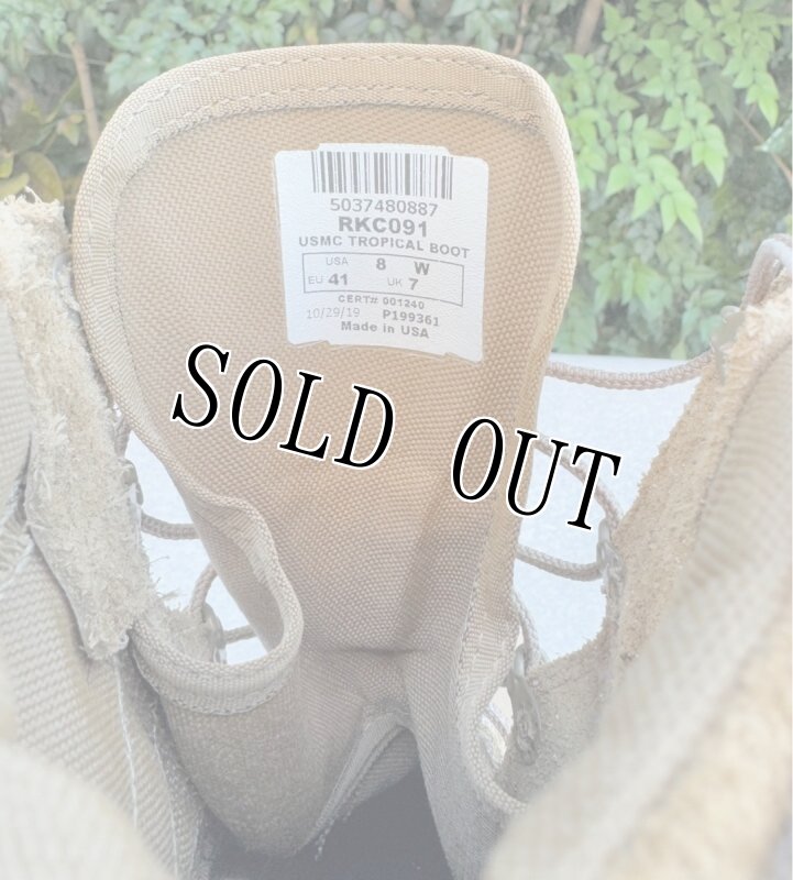 画像10: 新型 !!米海兵隊実物 Rocky USMC Tropical Boot  8 W 訳あり (10)