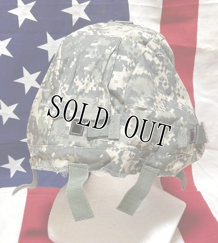 画像1: 米軍実物　ACU　ヘルメットカバー　LARGE / X LARGE (1)