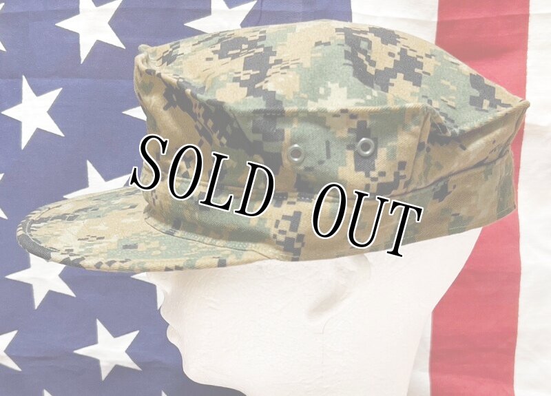 画像3: 米軍実物　USMC　ウッドランドマーパット　CAP　X LARGE (3)