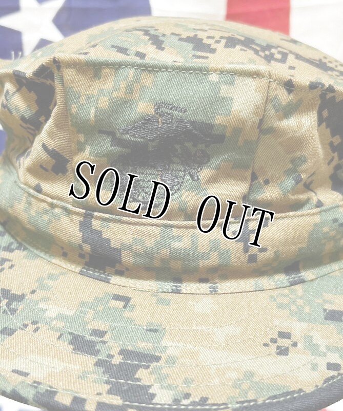 画像2: 米軍実物　USMC　ウッドランドマーパット　CAP　X LARGE (2)