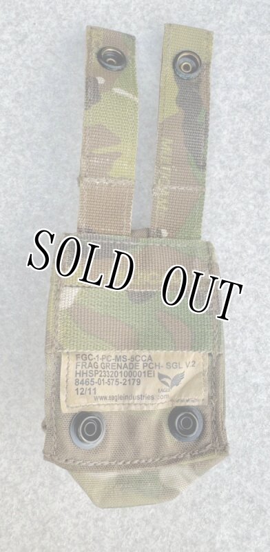 画像3: 米軍実物 EAGLE hande Grenade ポーチ マルチカム SOFLCS (3)