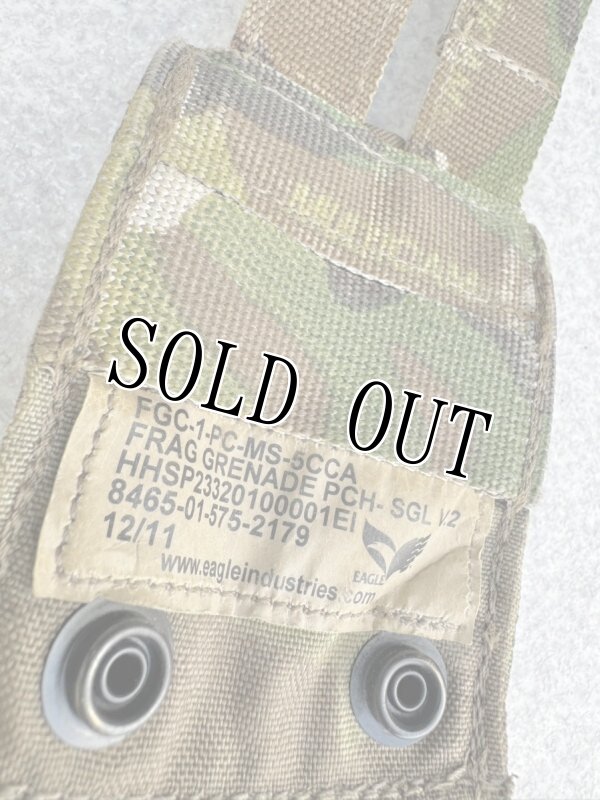 画像4: 米軍実物 EAGLE hande Grenade ポーチ マルチカム SOFLCS (4)