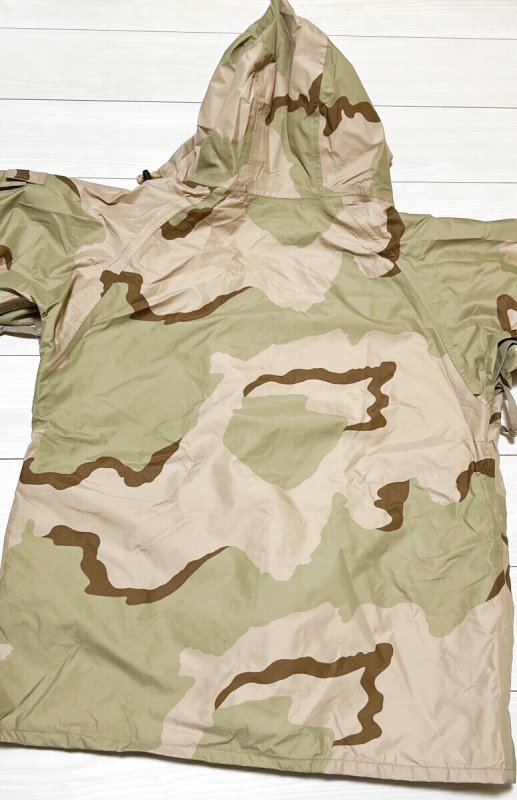 画像4: 米軍実物 デザート3C  ゴアテックスパーカー GORE-TEXパーカー　L-LONG (4)