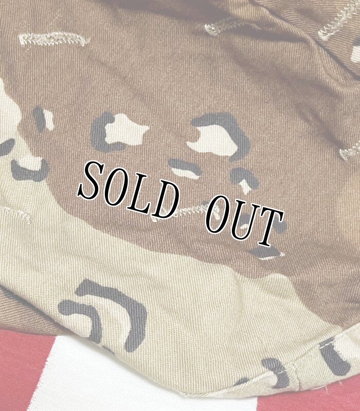 画像4: 米軍実物 デザート迷彩6Cカモフラージュ チョコチップ　ヘルメットカバー　M/L (4)