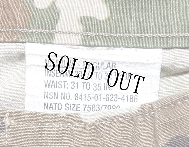 画像4: 米軍実物 スコーピオン マルチカムパンツ　M-REGULAR (4)