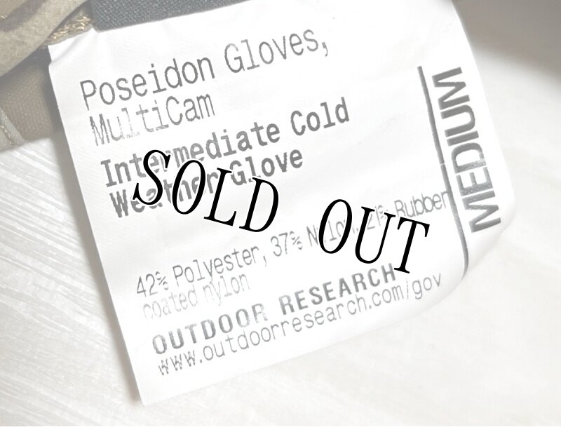 画像4: 米軍放出品　outdoor research Posedon Gloves MultiCam　 MEDIUM (4)