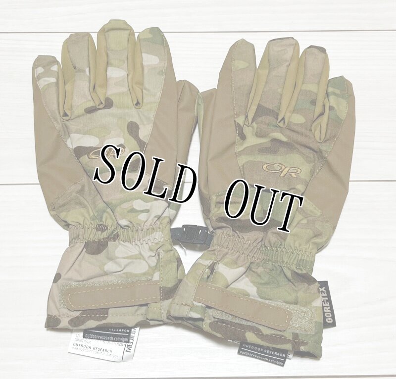 画像1: 米軍放出品　outdoor research Posedon Gloves MultiCam　 MEDIUM (1)
