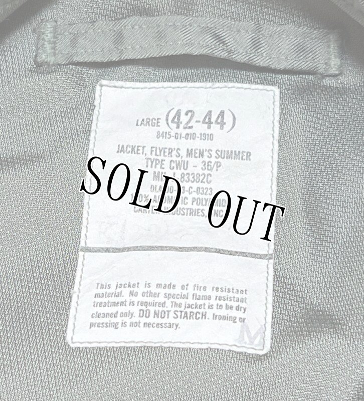 画像7: 米軍実物 JACKET FLYER'S,CWU-36/P フライトジャケット LARGE (7)