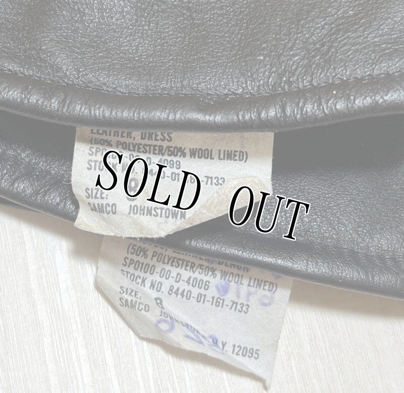 画像3: 米軍実物  GLOVES UNISEX,BLACK LEATHER DRESS　レザー グローブ　8 (3)