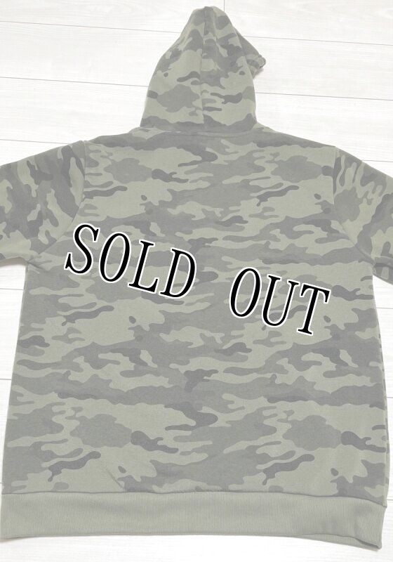 画像3: 米軍放出品 USMCロゴ  スウェットパーカー 迷彩柄 (3)