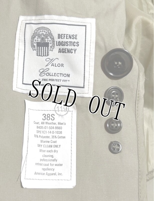 画像6: 米軍実物 海兵隊 ミリタリー トレンチコート 　38S (6)