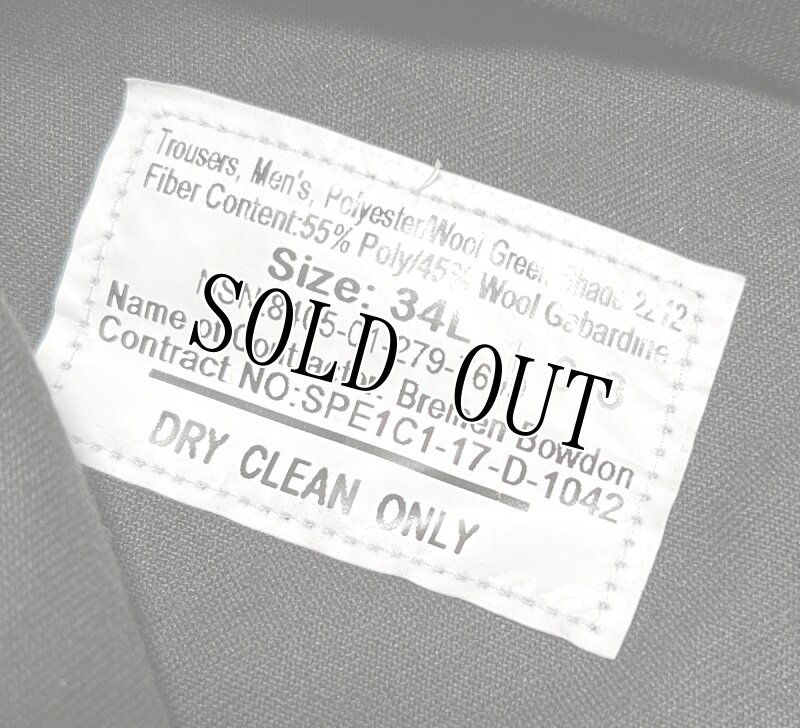 画像5: 米軍実物,USMC　サービスドレスパンツ　34L (5)