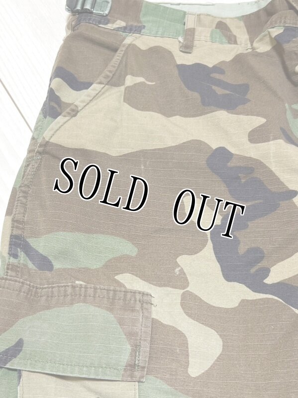 画像4: 米軍実物,ウッドランドカモ 迷彩パンツ SMALL-SHORT (4)