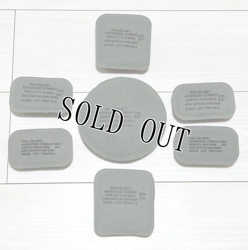 画像2: 米軍実物 ACH/MICH PAD HELMET  ヘルメットパッドセット (2)