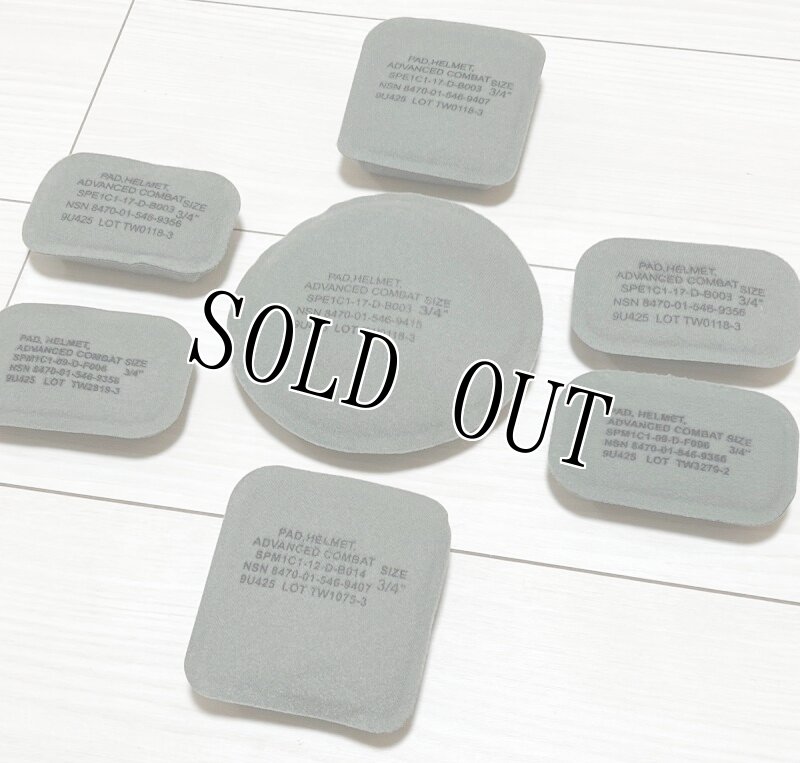 画像3: 米軍実物 ACH/MICH PAD HELMET  ヘルメットパッドセット (3)