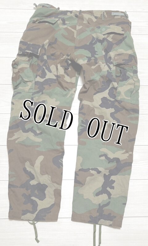 画像2: 米軍実物,ウッドランドカモ 迷彩パンツ LARGE-REGULAR (2)