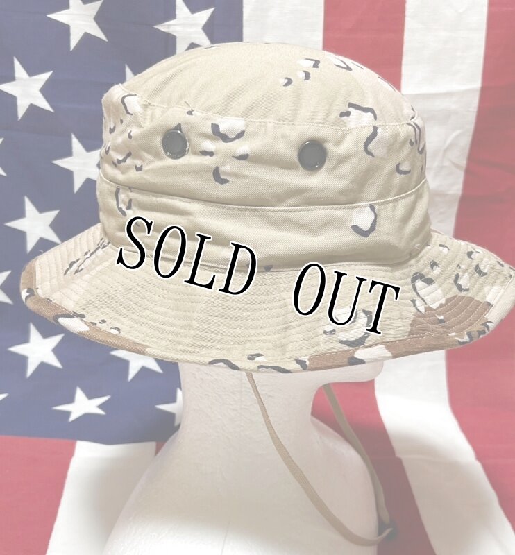 画像5: 米軍実物　デザート6C　チョコチップブーニーハット　 (5)