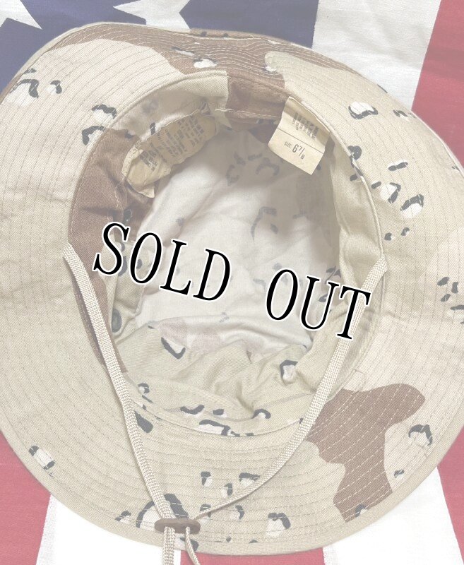 画像4: 米軍実物 デザート6C チョコチップブーニーハット (4)