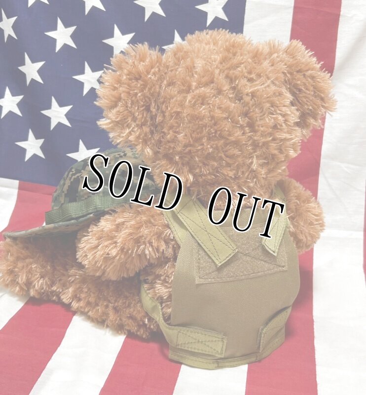 画像4: 米軍放出品 USMC 海兵隊 ミリタリー オードナンスプレキャリ着用ベアー　 (4)