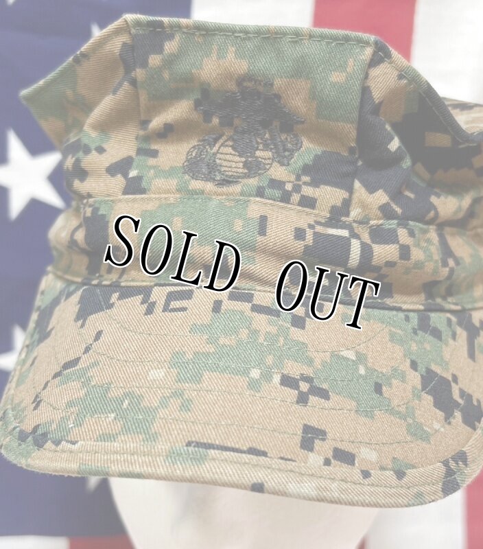 画像2: 米軍実物 USMC ウッドランドマーパット CAP LARGE (2)