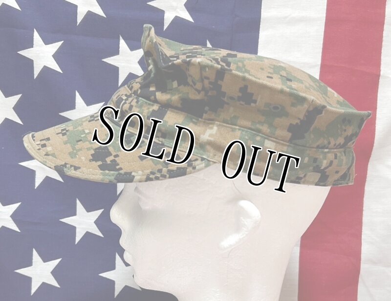 画像3: 米軍実物 USMC ウッドランドマーパット CAP LARGE (3)