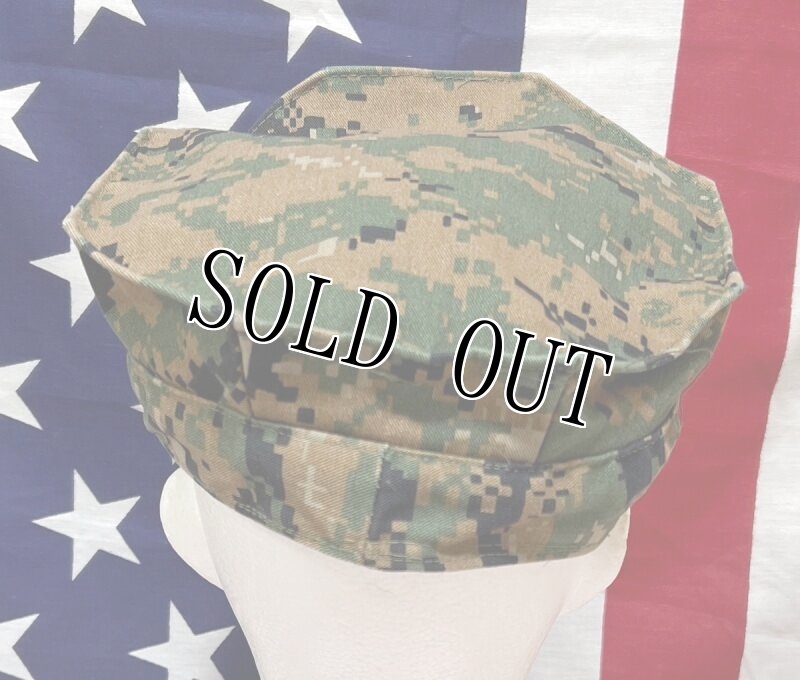 画像4: 米軍実物 USMC ウッドランドマーパット CAP LARGE (4)