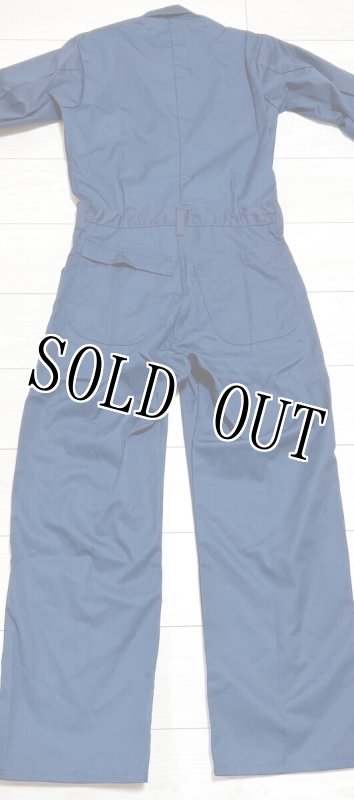 画像3: 米軍実物 US NAVY カバーオール/つなぎ 36S  紺  (3)
