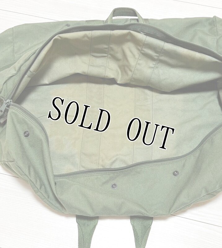 画像8: 米軍放出品 ナイロン　パラシュート キットバッグ  (8)