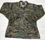 画像1: 米軍実物,USMC　ウッドランドマーパットジャケット　35-REGULAR (1)