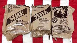 米軍実物 2025年10月検【アメリカル】MREレーション/戦闘食 MENU