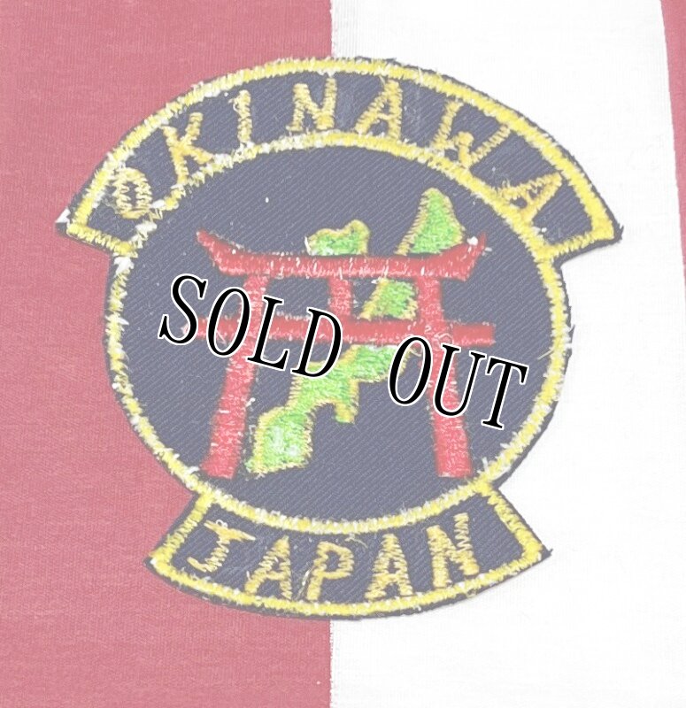 画像1: 米軍 OKINAWA　ヴィンテージワッペン　紺 (1)