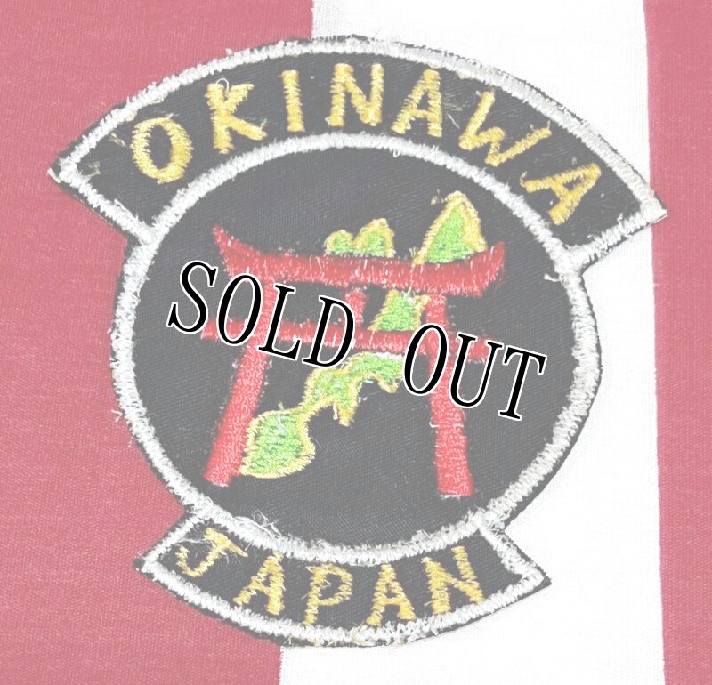 画像1: 米軍 OKINAWA ヴィンテージワッペン BK (1)