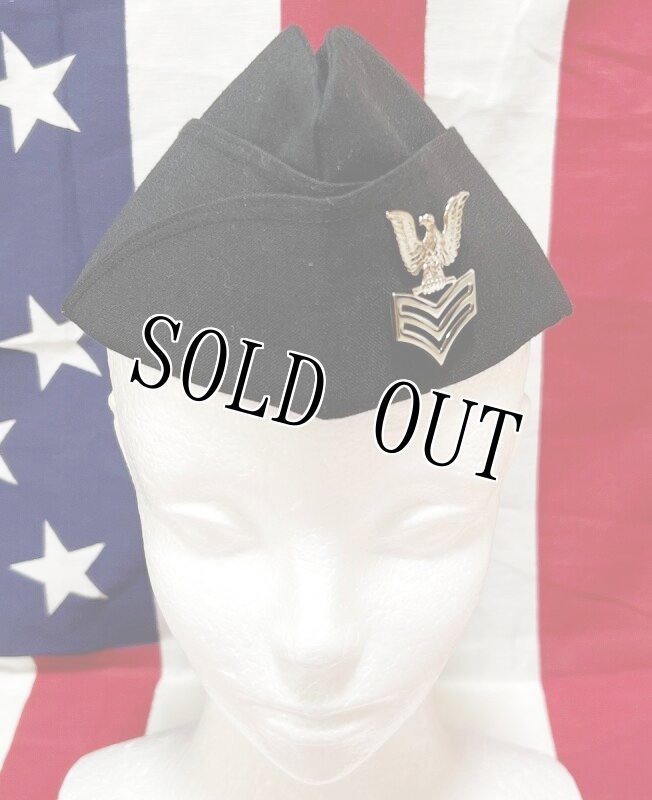 画像4: 米軍実物 US NAVY ギャリソン キャップ 7 1/8 (4)