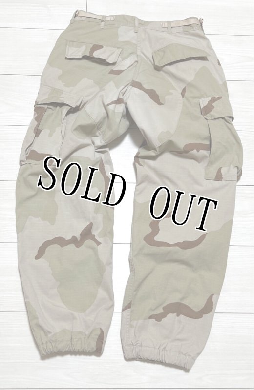 画像2: 米軍実物　デザート3C　迷彩カモフラージュパンツ　SMALL-X SHORT (2)