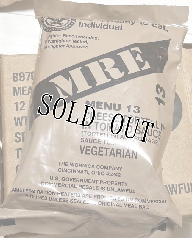画像1: 米軍実物 ワーニック社 MREレーション/戦闘食 MENU －13 (1)