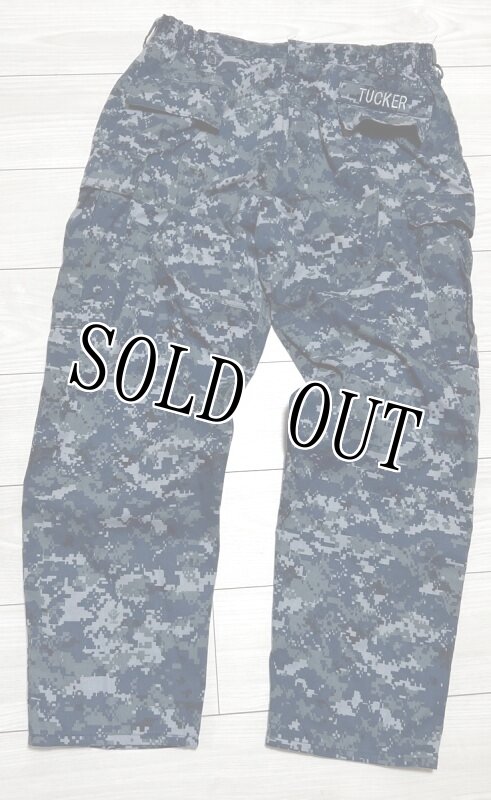 画像2: 米軍実物　US NAVY,　迷彩パンツ 　LARGE-SHORT (2)