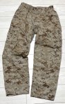 画像1: 米軍実物,USMC,デザートマーパットパンツ　MEDIUM-SHORT (1)
