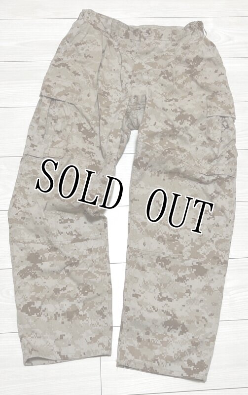 画像1: 米軍実物,USMC,デザートマーパットパンツ　MEDIUM-SHORT (1)