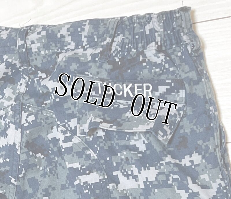 画像3: 米軍実物　US NAVY,　迷彩パンツ 　LARGE-SHORT (3)