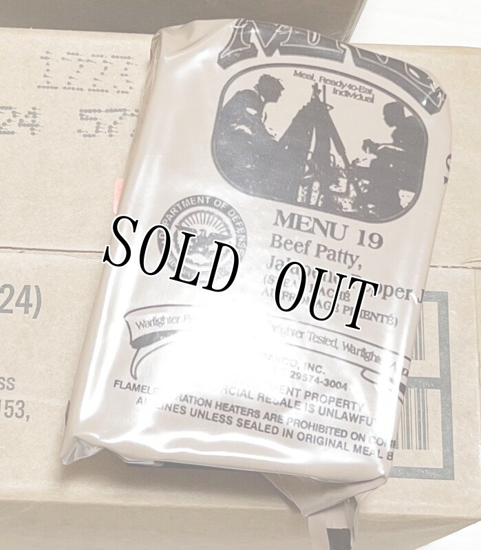 画像1: 米軍実物 2024年検【SOPAKCO】MREレーション/戦闘食 MENU-19 (1)