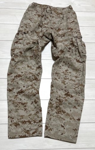 米軍実物 未使用 USMC マーパットデザートトラウザー S-R 540 米軍実物